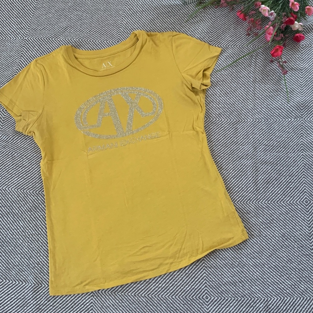 Armani Exchange Yellow Shirt